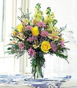 Yellow & Lavender Bouquet