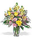 Yellow & Lavender Bouquet